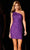 Aleta Couture 751 - One Shoulder Sequin Dress Cocktail Dresses 00 / Violet