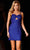 Aleta Couture 760 - Sweetheart Cutout Cocktail Dress Cocktail Dresses 000 / Royal