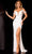 Aleta Couture 762 - Sequin Embellished Cold Shoulder Prom Gown Prom Dresses