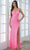 Aleta Couture 882 - Sleeveless Open Back Evening Gown Evening Dresses 000 / Freeze Pink