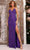 Aleta Couture 882 - Sleeveless Open Back Evening Gown Evening Dresses 000 / Violet