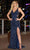Aleta Couture 905 - Sequin Embellished Sleeveless Prom Dress Prom Dresses 000 / Navy