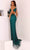 Aleta Couture 908 - One-Sleeve Fitted Bodice Prom Gown Prom Dresses 000 / Nebula Green