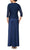 Alex Evenings 81122326 - Lace Embellished Dress With Jacket Mother of the Bride Dresses 18 / Navy