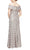 Alex Evenings 81122532 - Off Shoulder Sequin Embellished  Gown Evening Dresses
