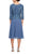 Alex Evenings 81171579 - Quarter Sleeve Scallop Detail Formal Dress Cocktail Dresses