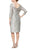 Alex Evenings 8127701 - Shimmering Quarter Sleeve Cocktail Dress Cocktail Dresses