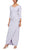 Alex Evenings 8134310 - Brooch Accent Column Formal Dress Mother of the Bride Dresses 2 / Lavender