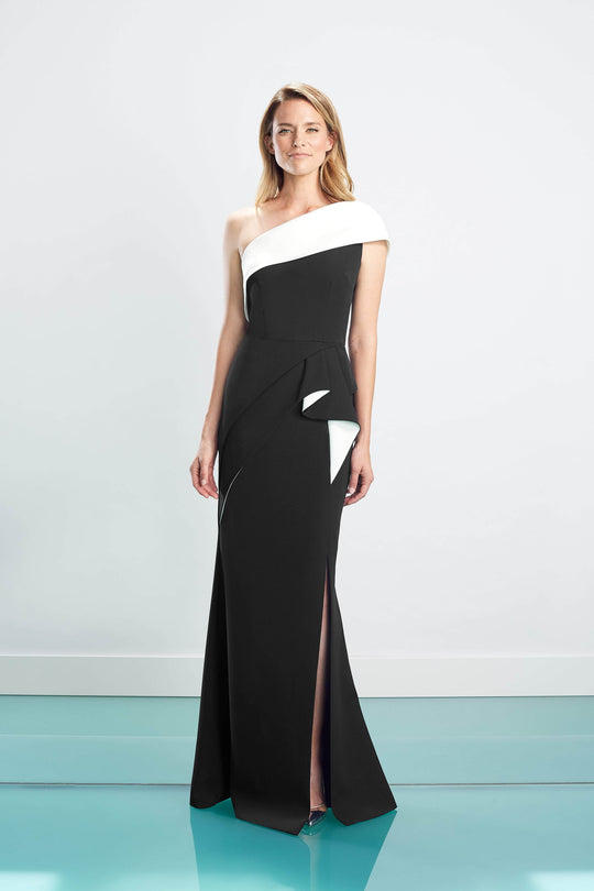 Alexander by Daymor 1463 Ruffled Sheath Evening Dress