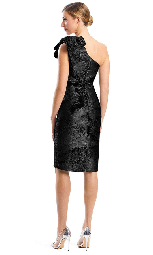Alexander by Daymor 1772S23 - Bow Appliqued Short Dress