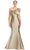 Alexander by Daymor 1850F23 -One-Shoulder Mermaid Evening Gown Evening Dresses 6 / Emerald