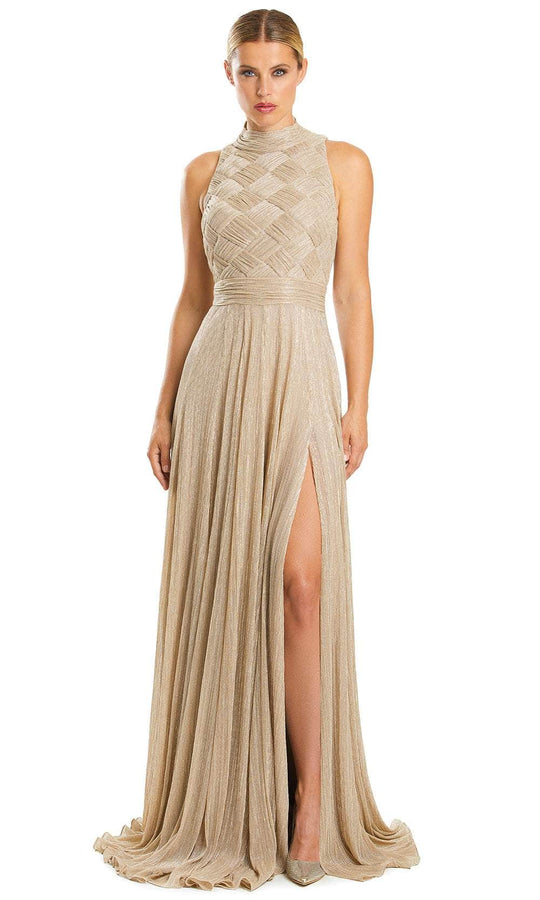 Alexander by Daymor 1856F23 - Sleeveless Halter Long Dress