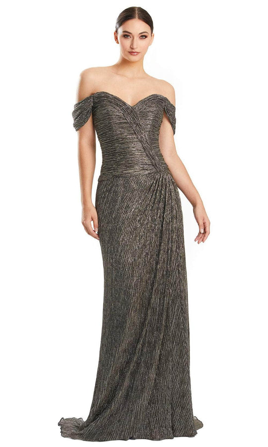 Alexander by Daymor 1858F23 - Off-Shoulder Ruched Prom Dress