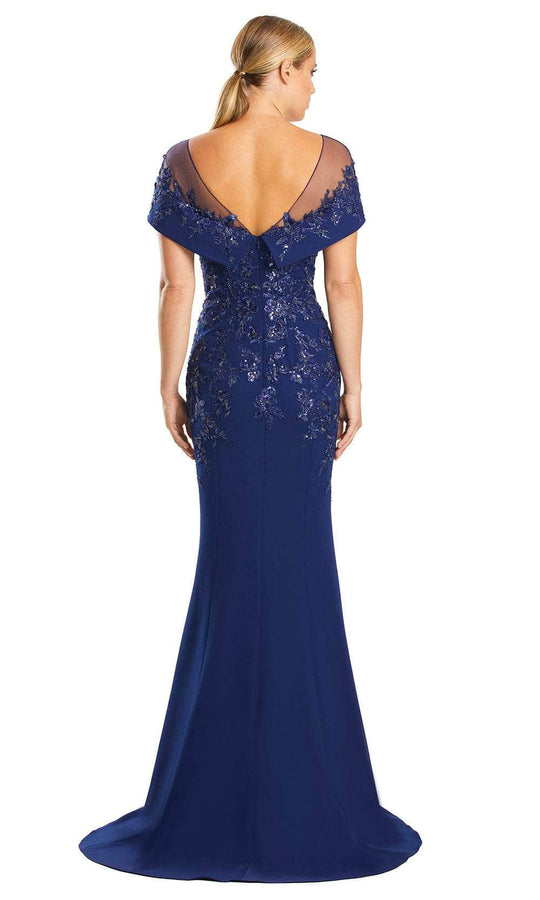 Alexander by Daymor 1866F23 - Embroidered Illusion Mother of the Bride Dress