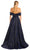 Alexander by Daymor 1872F23 - Off-Shoulder A-line Prom Gown Special Occasion Dress
