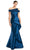 Alexander by Daymor 1873F23 - Mermaid Evening Gown Special Occasion Dress 00 / Teal Blue
