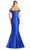 Alexander by Daymor 1873F23 - Off Shoulder Ruffled Evening Gown Special Occasion Dress