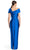 Alexander by Daymor 1885F23 -Pleated Bow Accented Evening Dress Evening Dresses 6 / Emerald