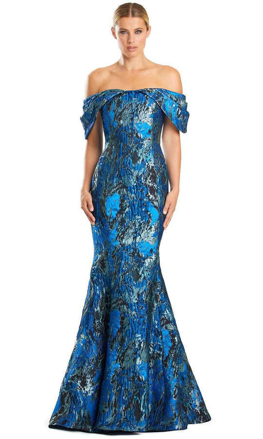 Alexander by Daymor 1891F23 - Off-Shoulder Mermaid Long Dress