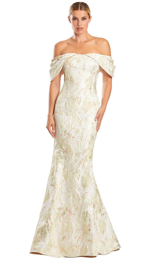 Alexander by Daymor 1891F23 - Off-Shoulder Mermaid Long Dress