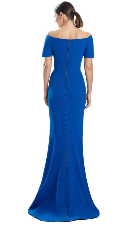 Alexander by Daymor 1954S24 - Bow Detailed Off Shoulder Evening Dress
