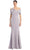 Alexander by Daymor 1954S24 - Bow Detailed Off Shoulder Evening Dress Mother of the Bride Dresses 4 / Pale Mauve