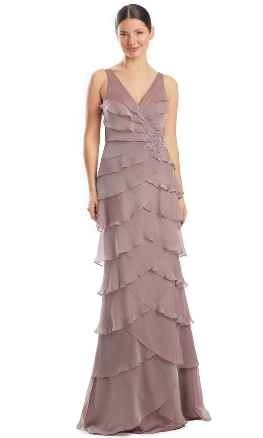 Alexander by Daymor 1958S24 - Tiered Sleeveless Prom Gown