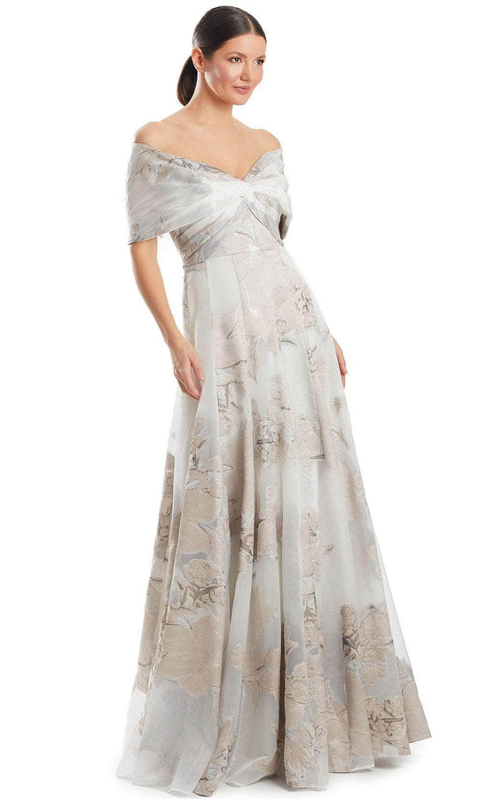 Alexander by Daymor 1959S24 - Off-Shoulder Printed Ballgown