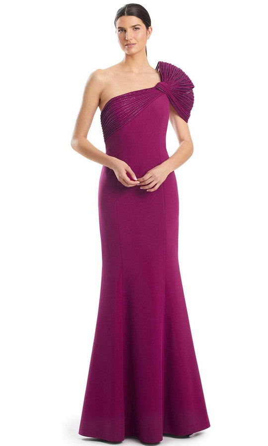 Alexander by Daymor 1964S24 - Embellished Puff Sleeve Evening Dress