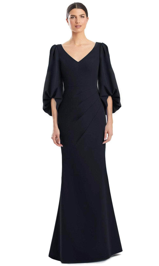 Alexander by Daymor 1974S24 Ruched Evening Dress