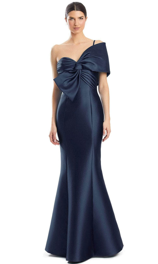 Alexander by Daymor 1977S24 - Sweetheart Pleated Top Evening Dress