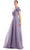 Alexander by Daymor 1985S24 - Pleated One-Sleeve Ballgown Ball Gowns 4 / Lilac