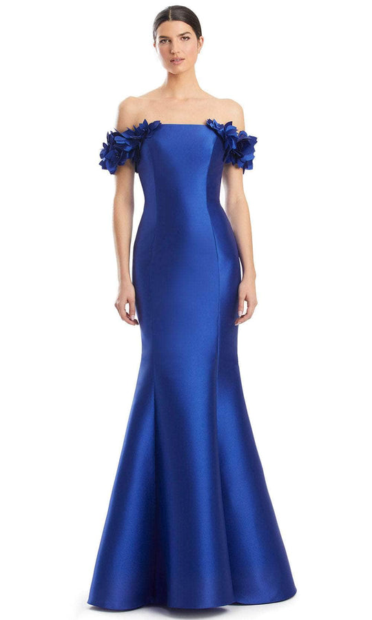 Alexander by Daymor 1991S24 - Floral Appliqued Mermaid Evening Dress