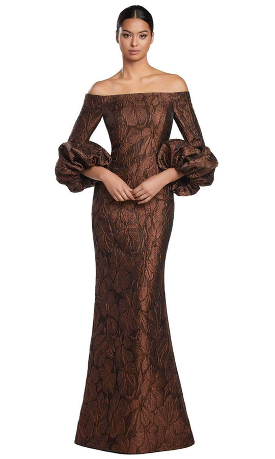 Alexander by Daymor 2054F24 Off-Shoulder Evening Dress