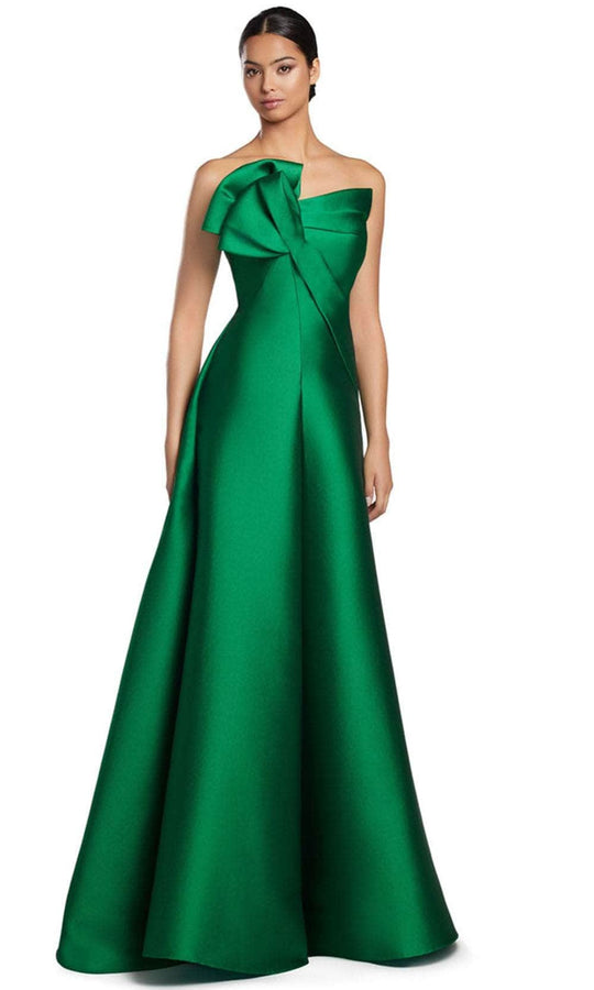 Alexander by Daymor 2068F24 - Strapless Ruffled Accent Evening Gown