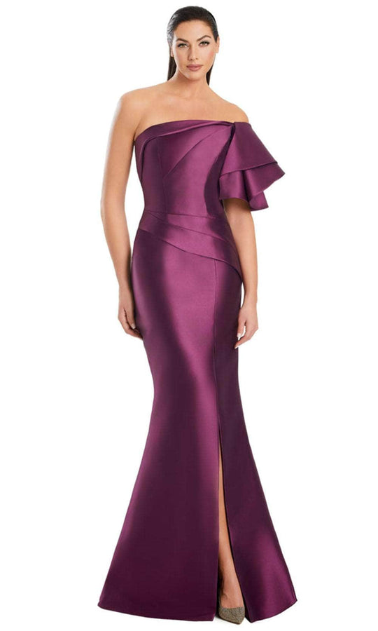 Alexander by Daymor 3051S25 - One Shoulder Mermaid Gown with Slit