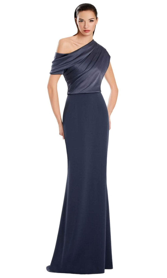 Alexander by Daymor 3083S25 Draped Sheath Evening Dress