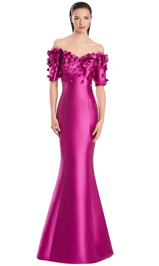 Daymor 3084S25 - Floral Off-Shoulder Gown