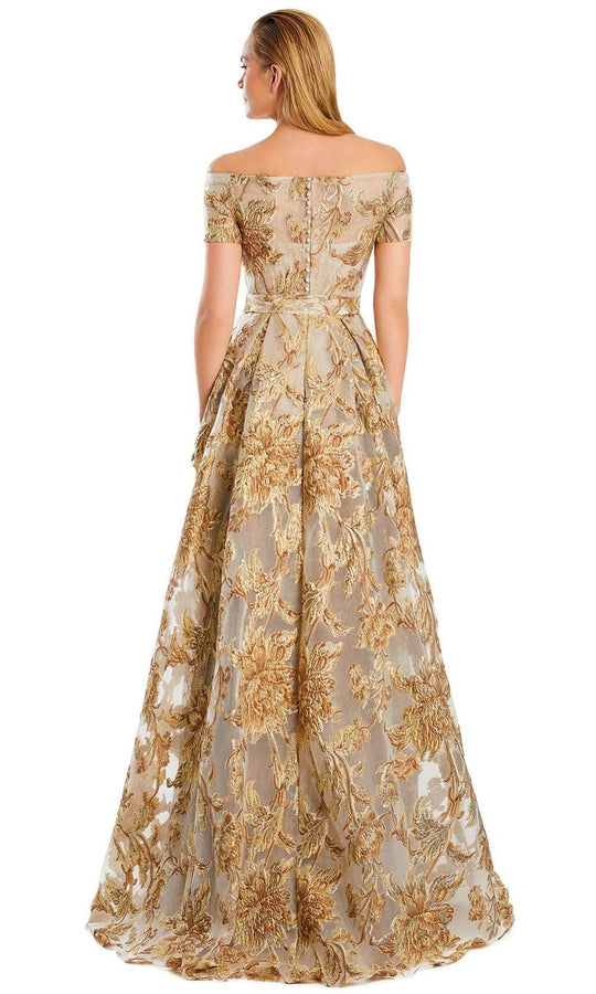 Alexander by Daymor 3094S25 Embroidered A-Line Evening Dress