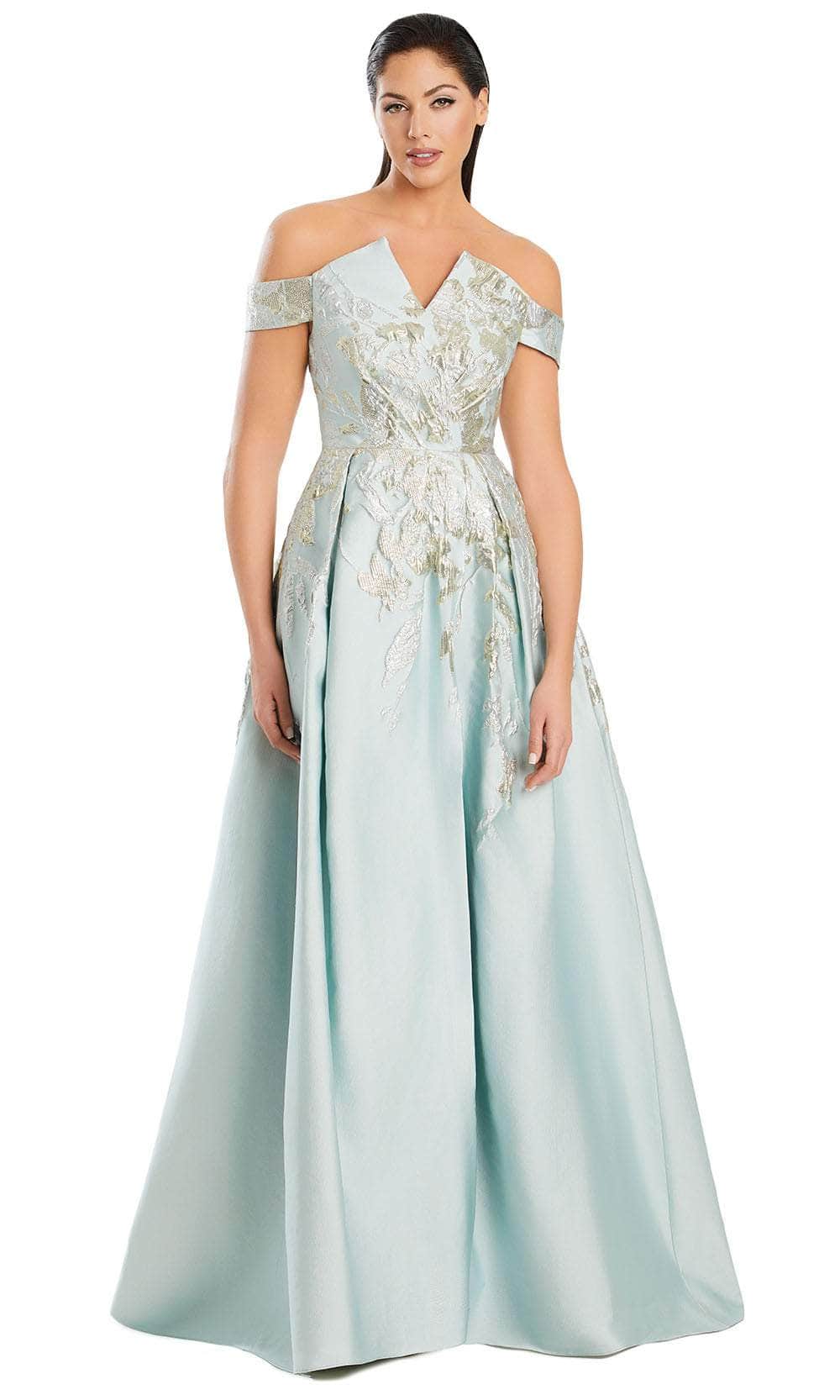 Candy Alexander Alexander by Daymor 3097S25 - Long A-line Dress - Off-Shoulder ...