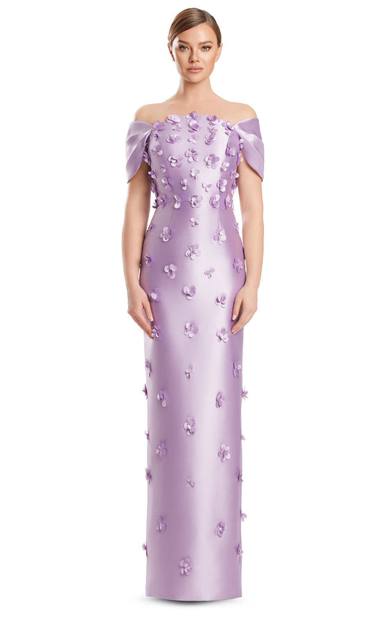 Alexander by Daymor 3220S26 Applique Sheath Evening Dress