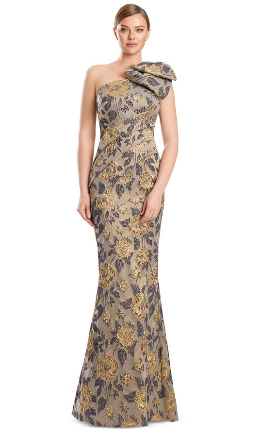 Alexander by Daymor 3233S26 - One Shoulder Floral Gown