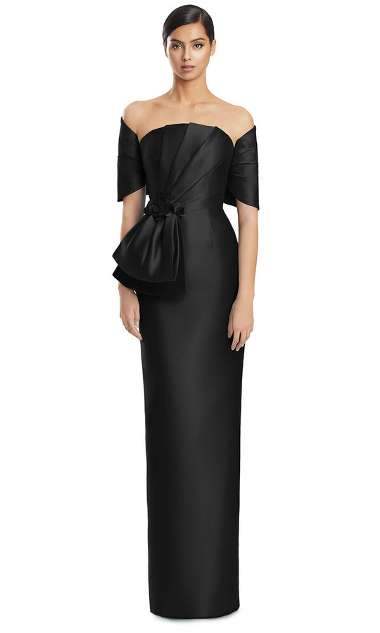 Alexander by Daymor 3271S26 - Off Shoulder Pleated Gown