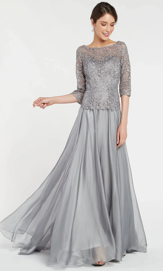 Alyce Paris 27251 - Lace Illusion Bodice A-Line Formal Dress