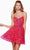 Alyce Paris 3123 - Sequin Corset A-Line Homecoming Dress Special Occasion Dress 000 / Barbie Opal
