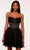 Alyce Paris 3173 - Floral Embellished A-line Cocktail Dress Homecoming Dresses