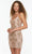 Alyce Paris 4515 - Glitter Open Back Cocktail Dress Cocktail Dresses