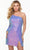 Alyce Paris 4608 - One Shoulder Sequin Cocktail Dress Cocktail Dresses 000 / Unicorn (Violet)