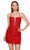 Alyce Paris 4617 - Sequin Lace Homecoming Dress Special Occasion Dress 000 / Red