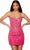Alyce Paris 4620 - Embellished Corset Homecoming Dress Party Dresses 000 / Electric Fuchsia